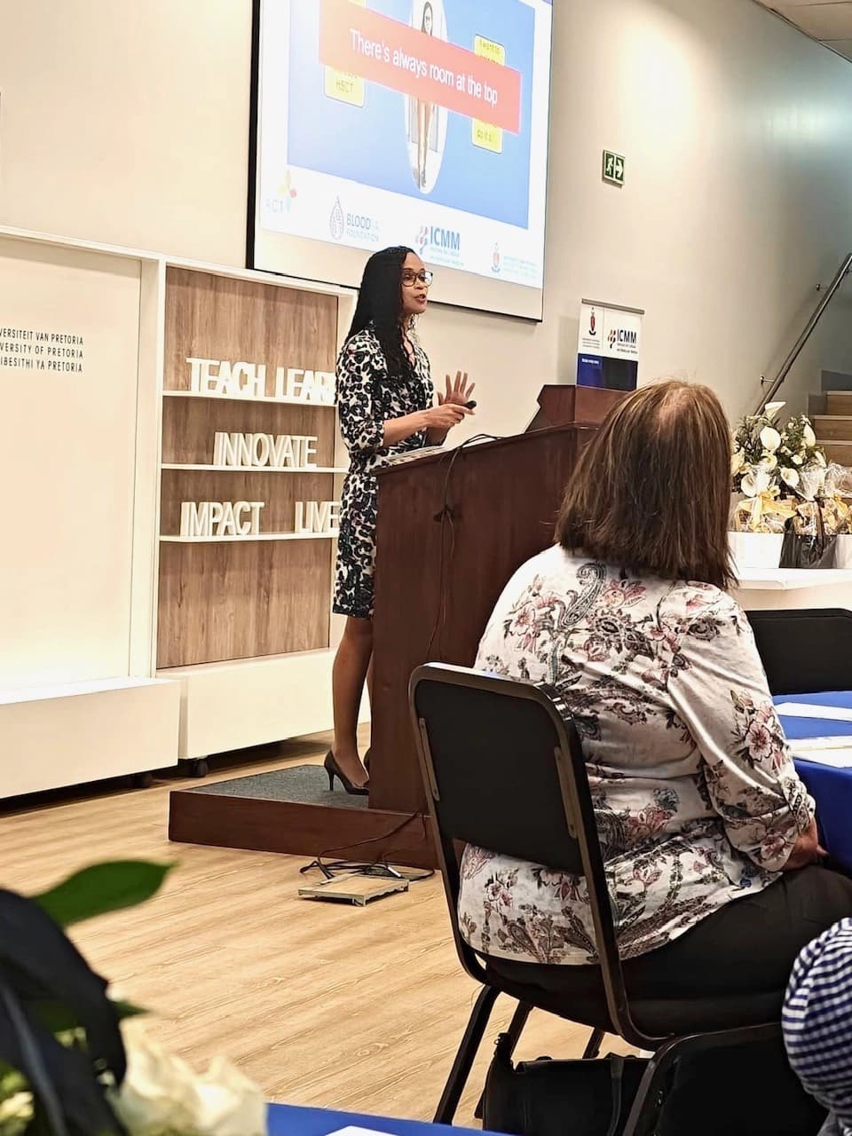 HERoeS HOME team member presenting at a child health education event