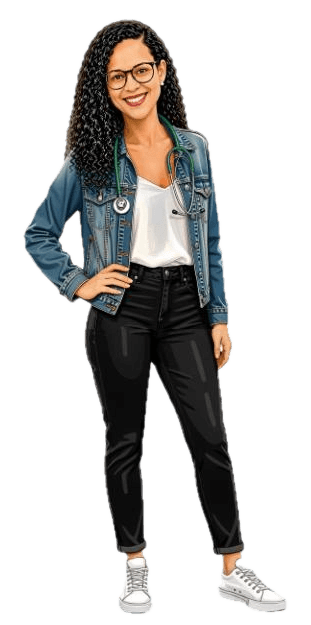 Illustrated Memoji of Prof Candice Laverne Hendricks